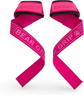 BEAR GRIP Weight Lifting Straps - Wrist Strap for Men and Women