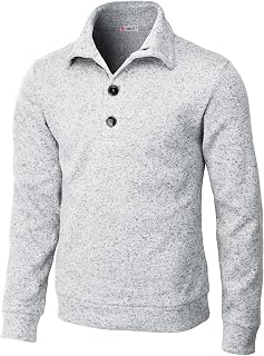 H2H Men's Casual Slim Fit Pullover Sweater Knitted Thermal Sweatshirt