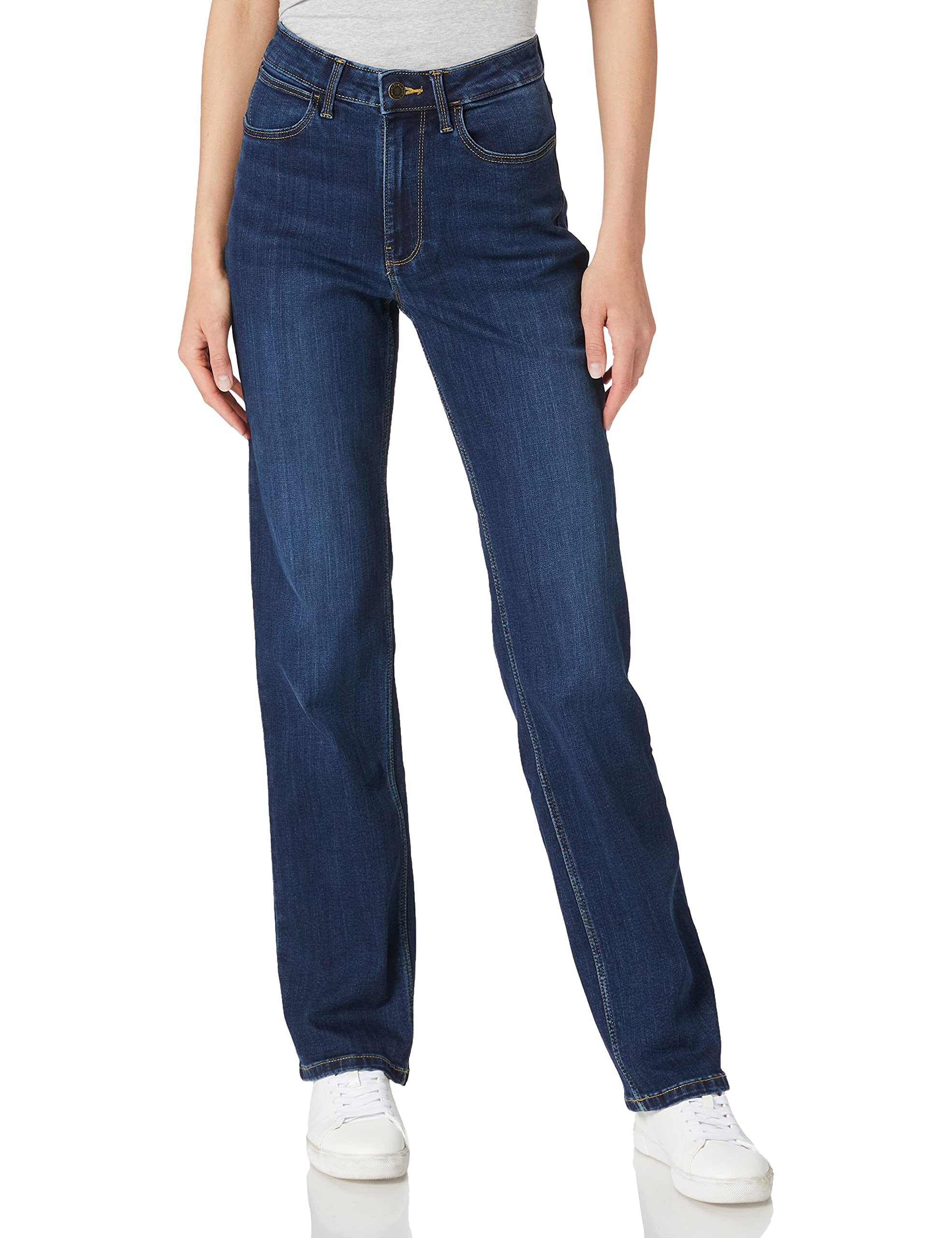 Wrangler High Rise Straight Jeans for Women
