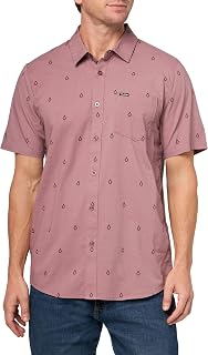 Volcom Patterson Men's Woven Short Sleeve Button Down Shirt