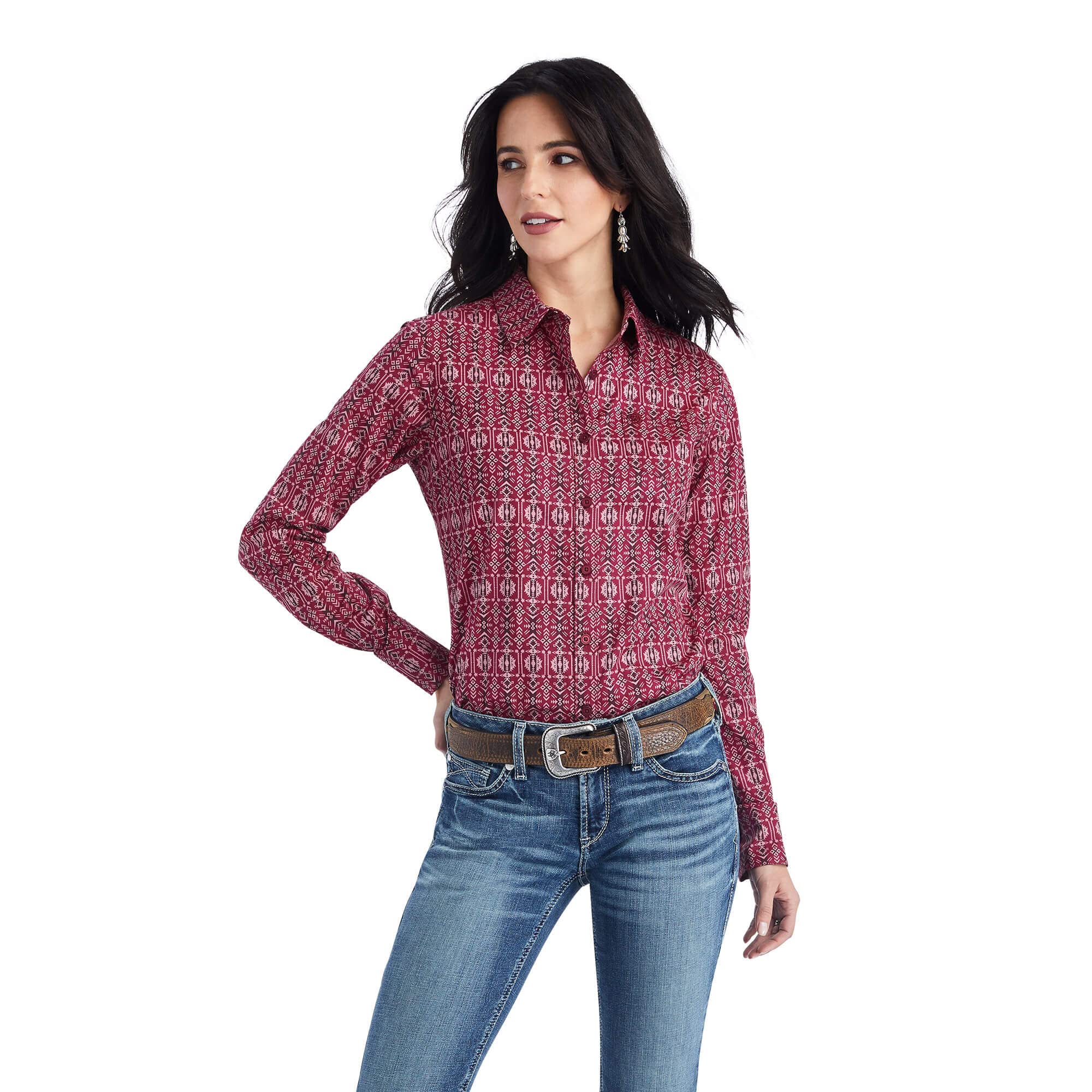 ARIAT Kirby Pro Women's Tawny Port Shirt