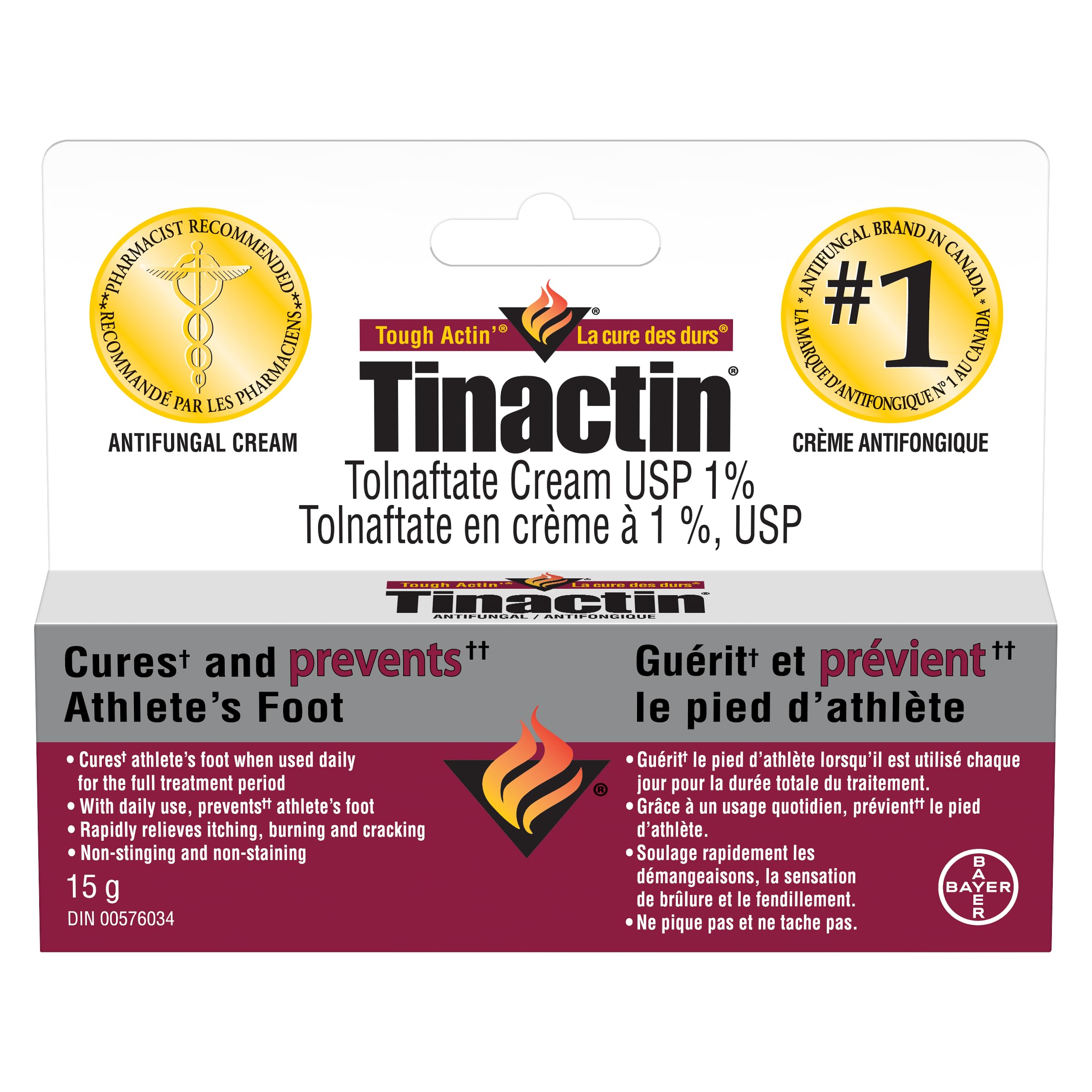 Tinactin Antifungal Cream: Cures and Prevents Athlete's Foot, Rapidly Relieves I