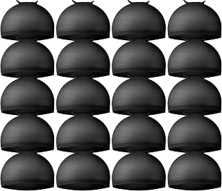 Teenitor 20Pcs Wig Cap,Black Wig Cap for Women Stocking Caps for Men | Breathable Nylon Wig Caps, High Stretchy for Most Head Sizes. Ideal for Wig Application, Cosplay, Daily Wear Dance
