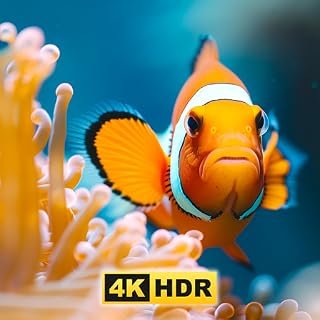 Aquarium Fish Tank Deep Sea Underwater Ocean Marine Life Relax Screensaver App for TV with Relaxing Music, Multiple Videos, and Soothing Sounds