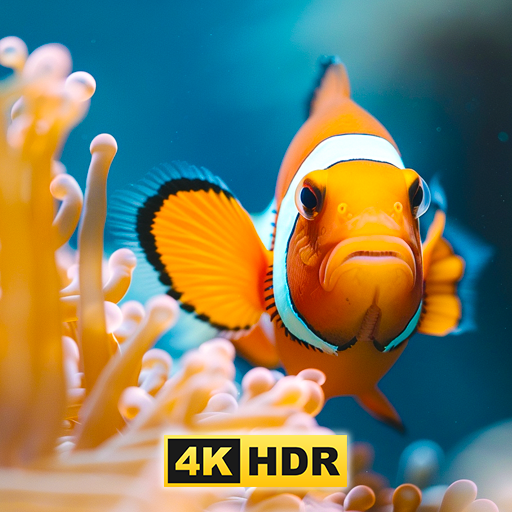 Aquarium Fish Tank Deep Sea Underwater Ocean Marine Life Relax Screensaver App f