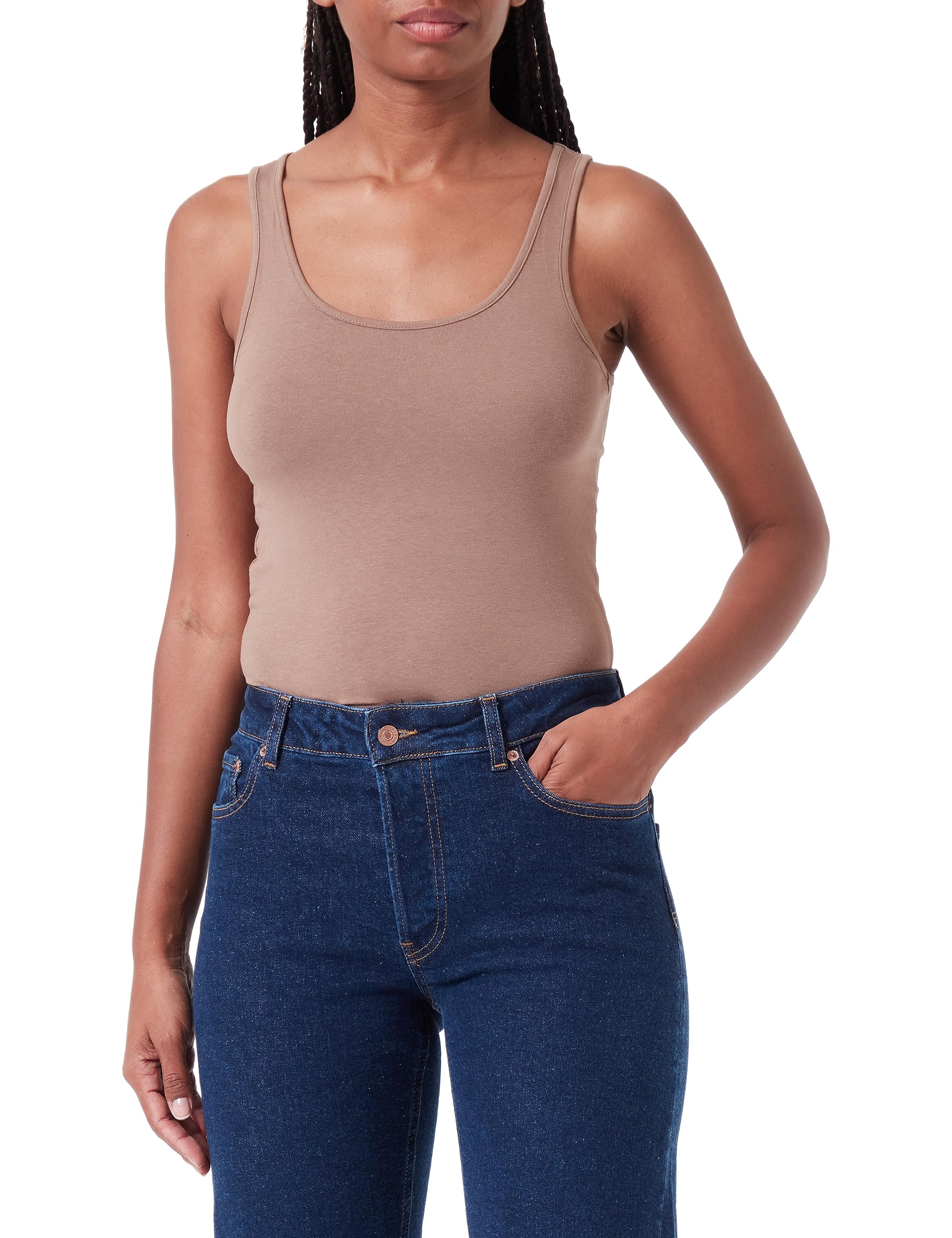 VERO MODA Women's Vmmaxi My Soft Long Tank Top Noos
