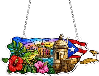 Puerto Rico Ornament for Christmas Tree, Puerto Rico Souvenirs Gifts