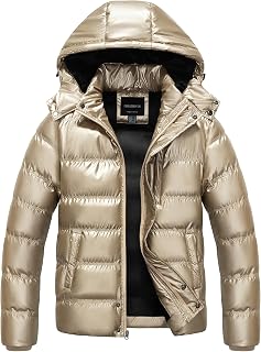 Men's Puffer Jacket Waterproof Winter Parka jacket Warm Thicken Ski Coat