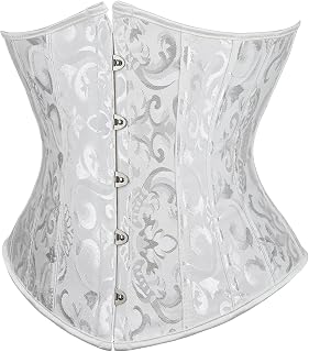 SZIVYSHI Women Steampunk Corset Underbust Waist Cincher Gothic Bustier