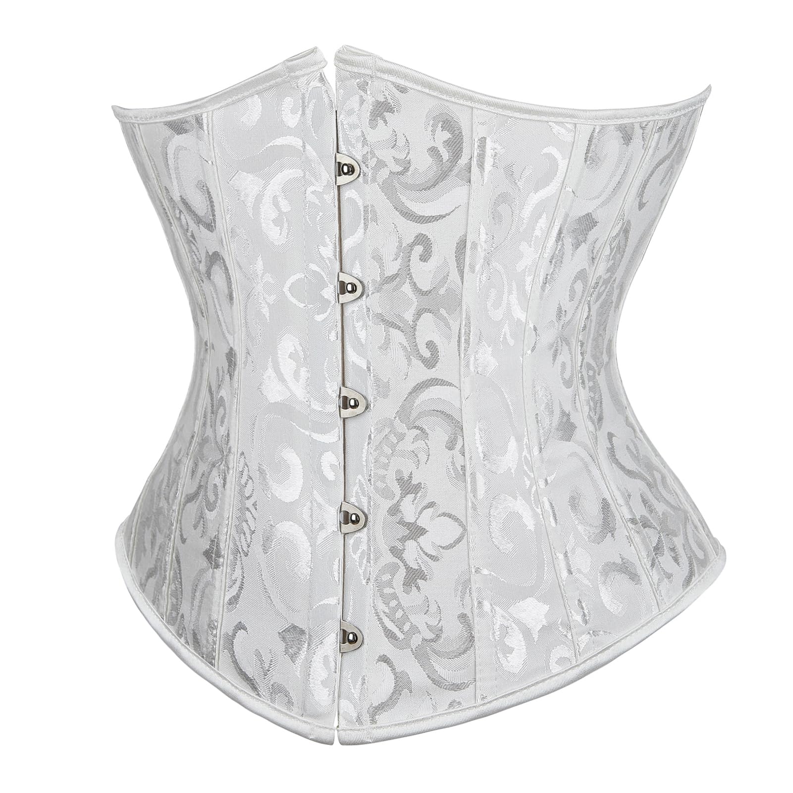 SZIVYSHI Women Steampunk Corset Underbust Waist Cincher Gothic Bustier
