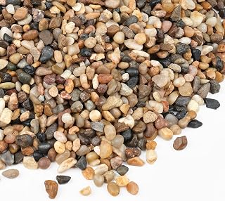 Rahato 2.5 lbs Small Rocks for Plants, 1/5 Inch Gravel for Plants Drainage | Decorative Potting Pebbles for Indoor Plants, Vases, Bamboo, Succulent, Terrarium, Crafts, Cactus
