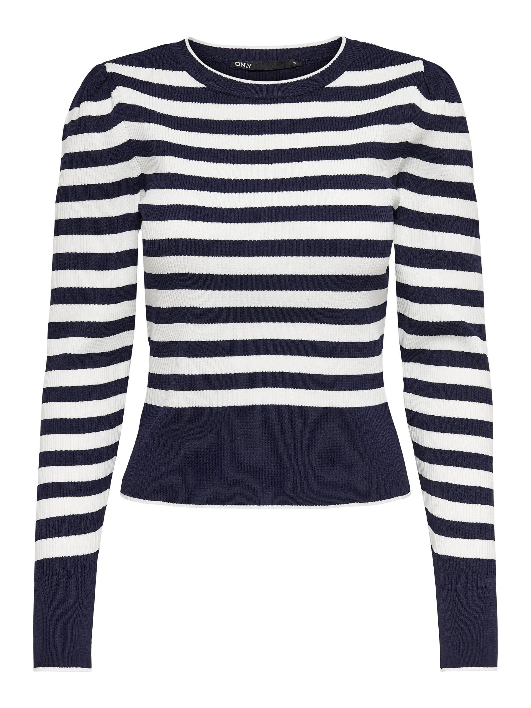 ONLY Onlsally L/S Puff Knt Noos Knitted Sweater for Women