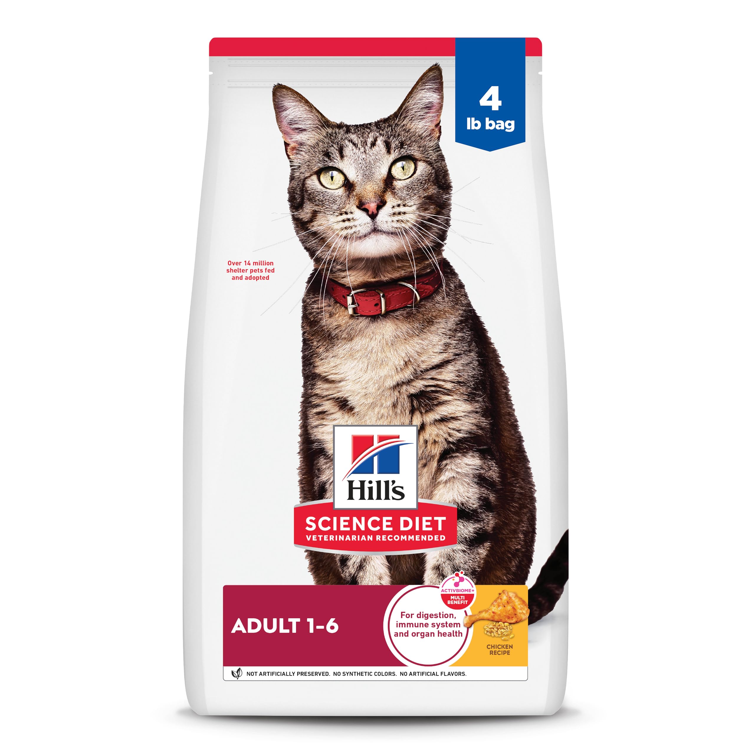 Hill's Science Diet Adult 1-6 Dry Cat Food | #1 Veterinarian Recommended, Chicke