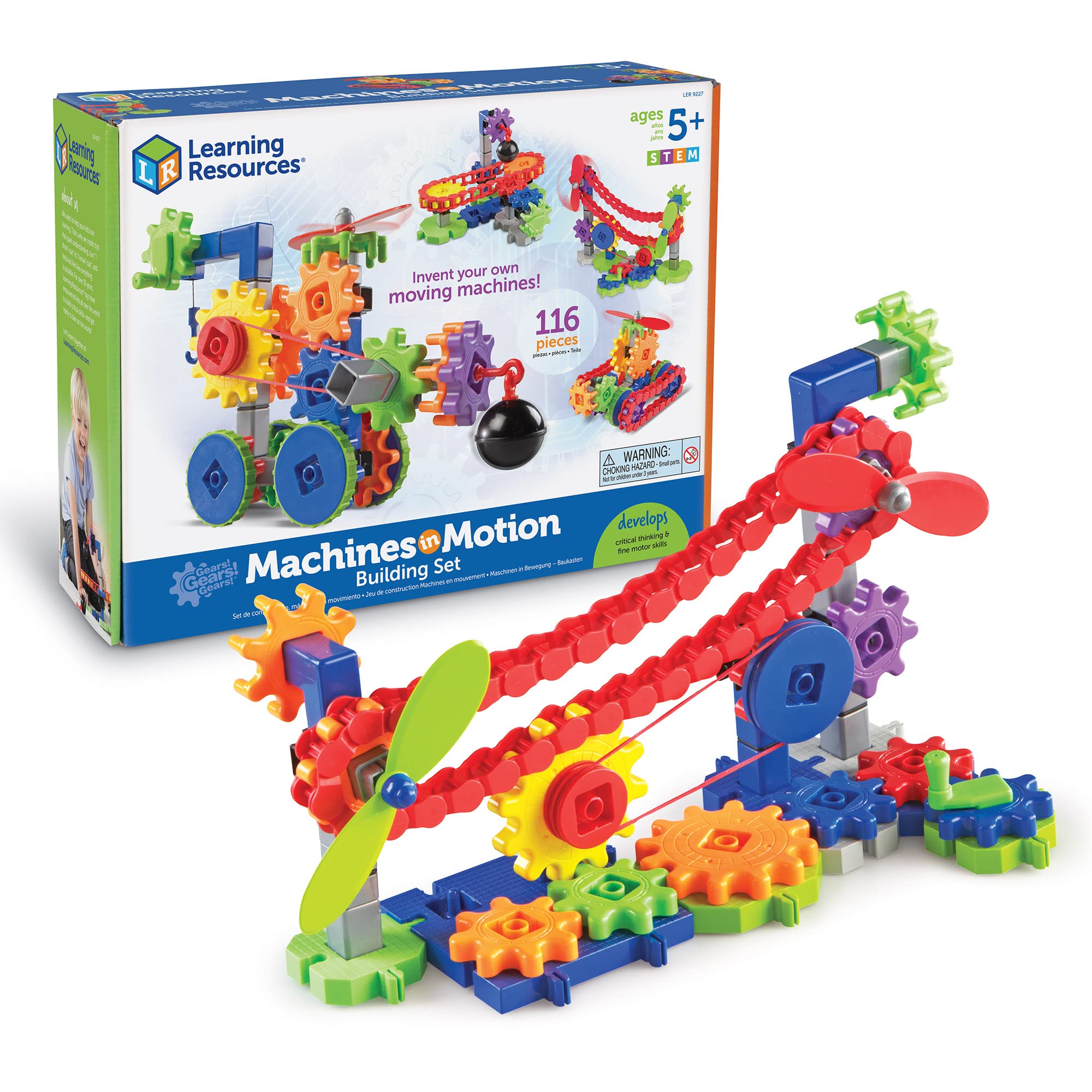 Learning Resources LER9227 Gears! Gears! Gears! Machines