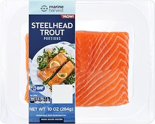 Marine Harvest Farm Raised Steelhead Trout Portions, 10 Oz