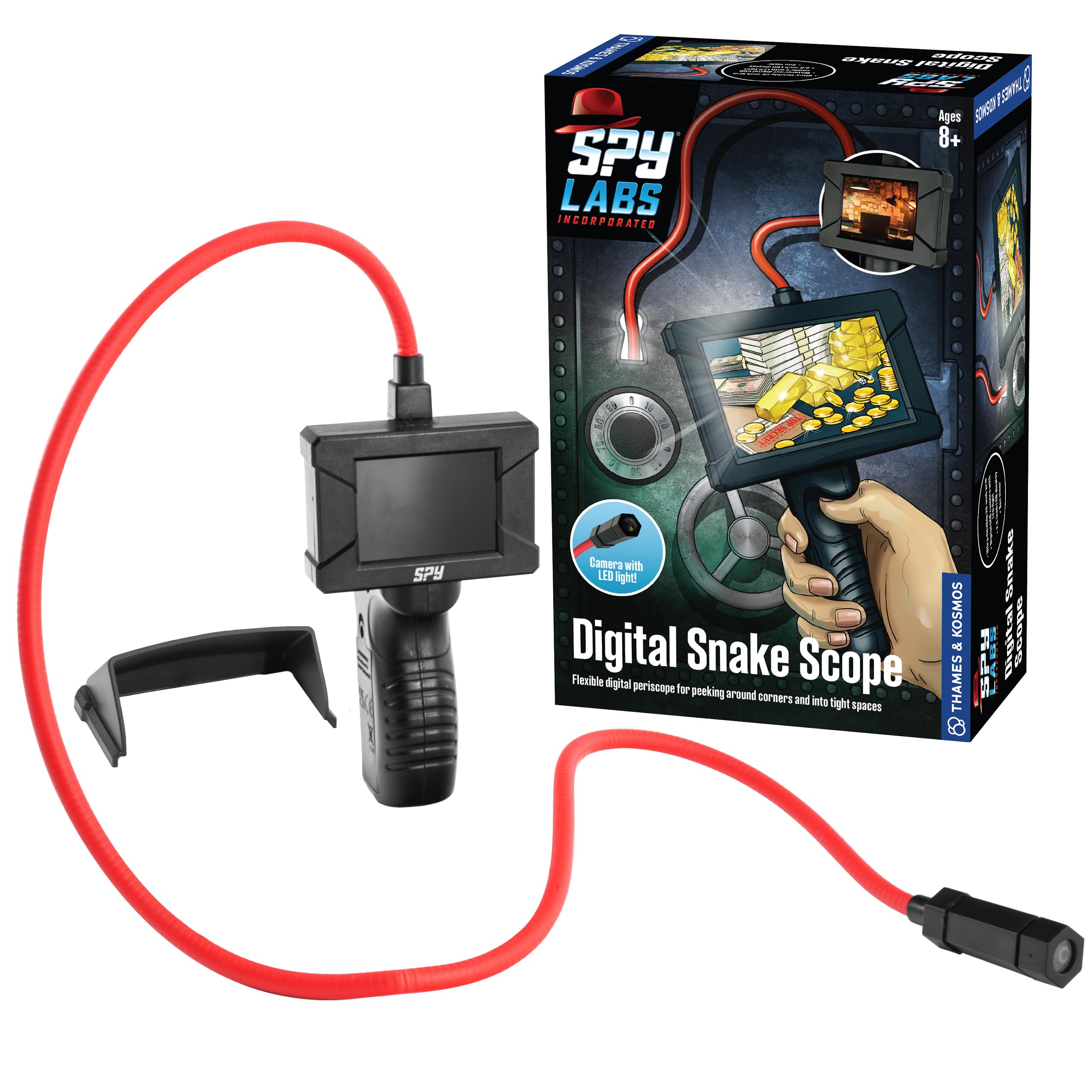 Spy Labs: Digital Snake Scope | Detective Set | Peer around Corners or Under Wat