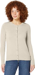Amazon Essentials Women's Lightweight Box-Neck Cardigan Sweater (Available in Plus Size)