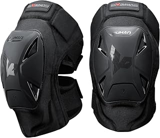 Motorcycle Knee Pads for Men & Women - Motocross, Dirt Bike, MTB, Skateboarding Protective Gear - CE Level 1 Certified - Black