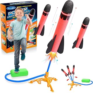SAITCPRY Boy Toys for 4 5 6 Year Old, Toy Rockets Boys Age 3-9 Girl Gifts for 3-12 Year Old Kids Toy Age 3-5 Boy Gifts Autism Toy Rocket for Kid Outdoor Toys Kid Garden