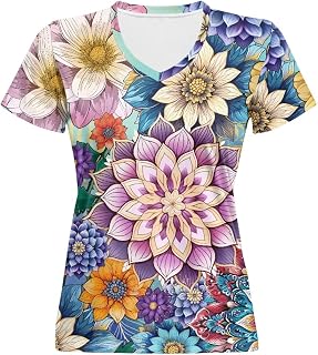 Women Summer T Shirt V Neck Casual Short Sleeve Blouses Tops Plus Size Athletic Tops Women Graphic XS-5XL
