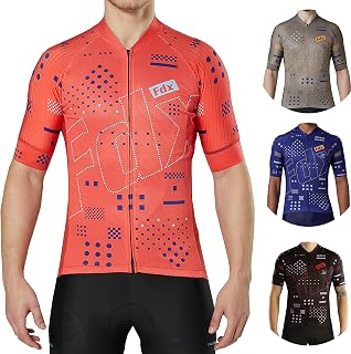 FDX Men's Limited Edition Road Cycling Jersey Short Sleeve Biking Tops