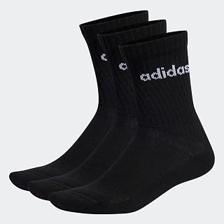 adidas Linear Crew Cushioned Socks 3 Pairs Socks Unisex