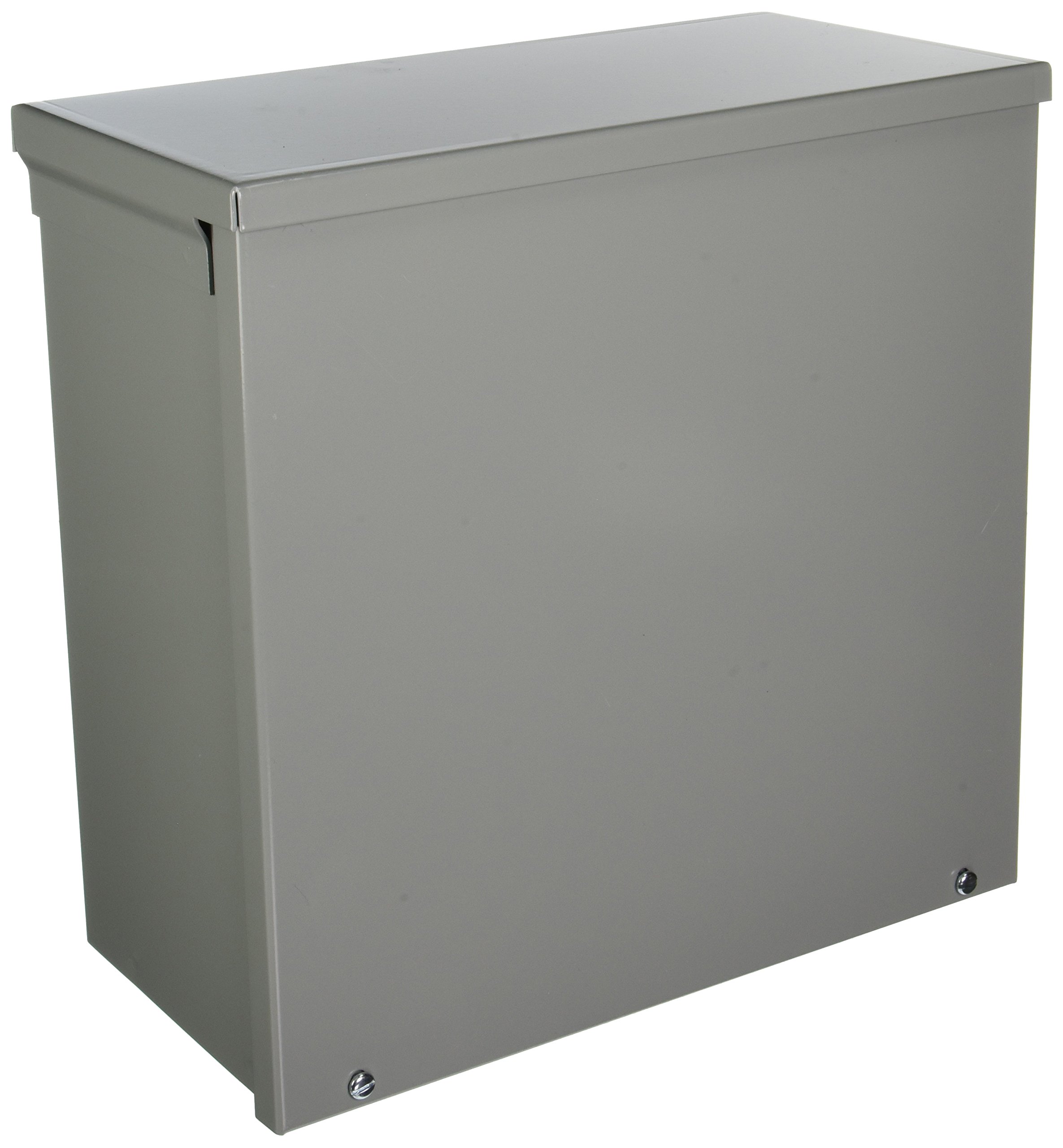 Hoffman A12R126NK NEMA 3R Enclosure, Screw Cover, Galvanized, Painted, 12.00" x 