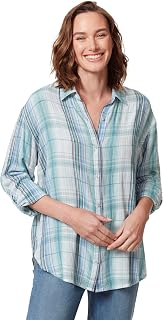 Gloria Vanderbilt Monogram Shirt Amanda Women's Button-Down Shirt (Pack of 1)