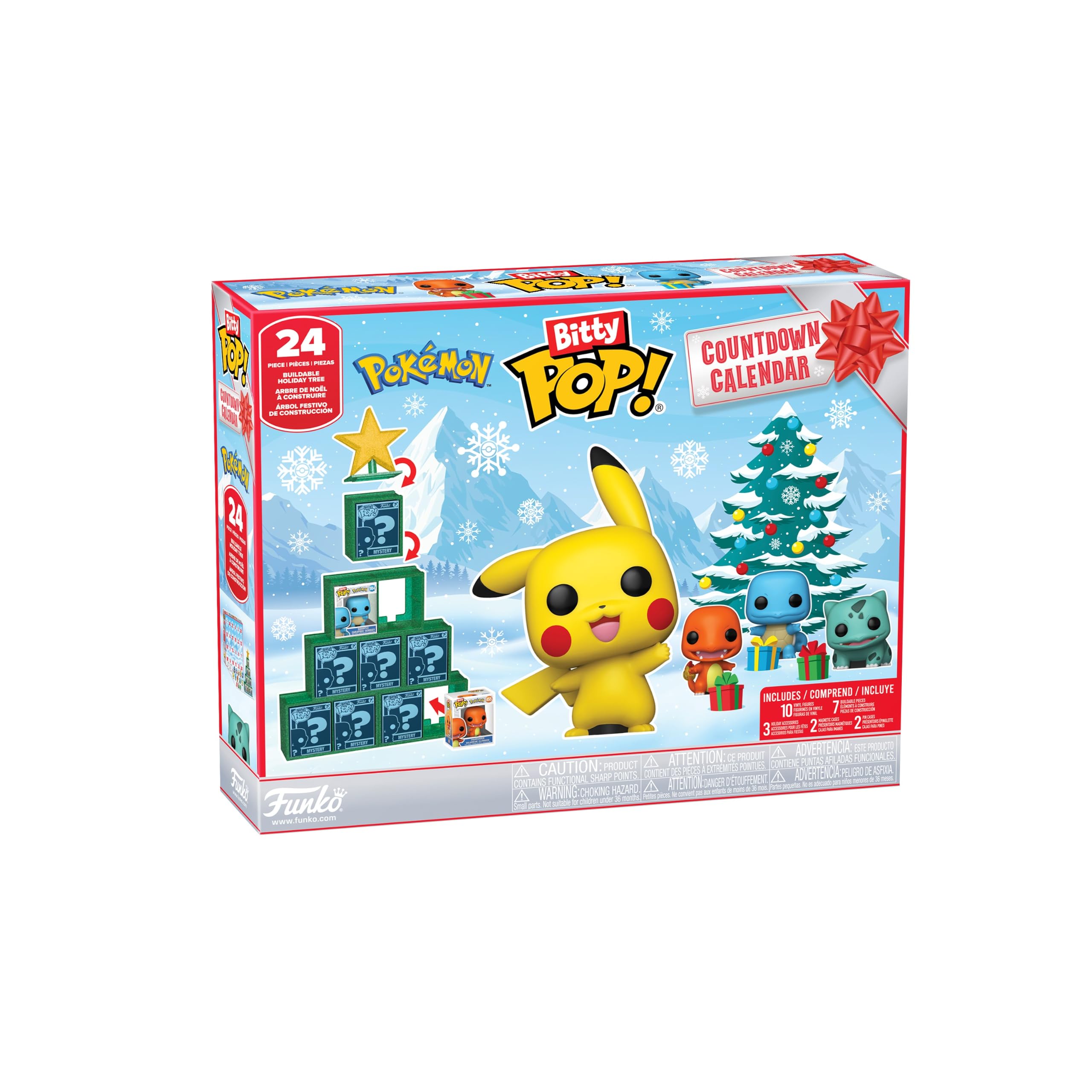 Funko Bitty POP! Countdown Calendar: Pokemon | Official Merch - Advent Calendar 