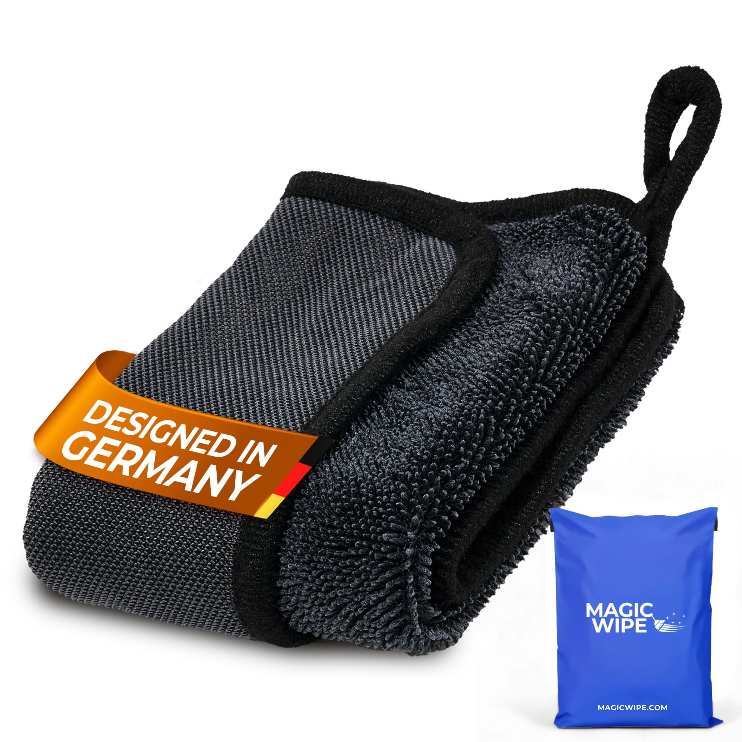 MagicWipe® Microfibre Cloth - 2 Pack 30 x 40 cm Dual Sided Cleaning Cloth - 600 