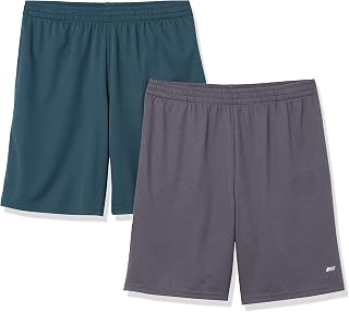 Amazon Essentials mens (2)-pack Performance Mesh Shorts
