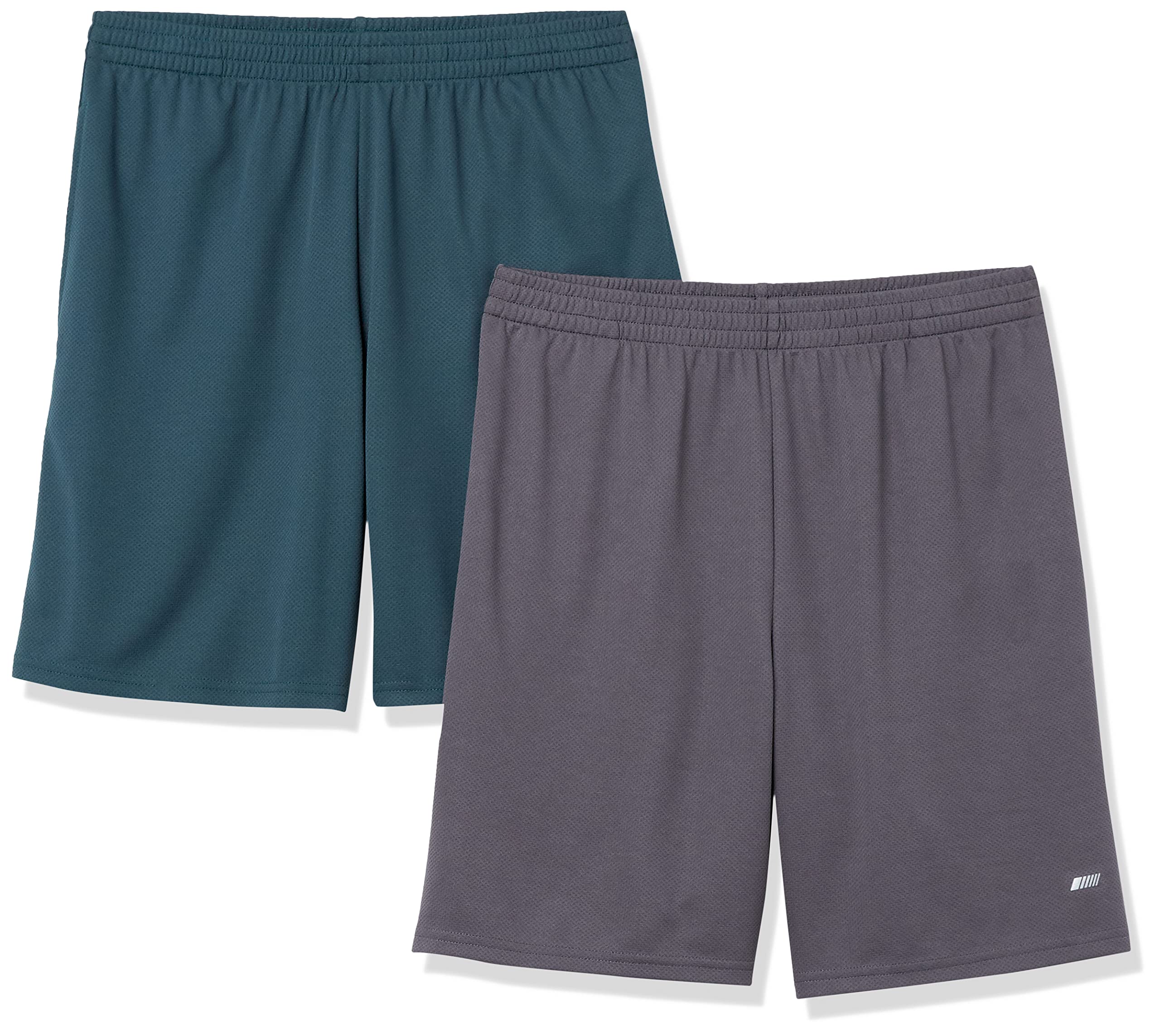 Amazon Essentials mens (2)-pack Performance Mesh Shorts