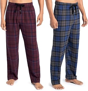 Fruit of the Loom Men's Soft Flannel Pajama Lounge Sleep Pant