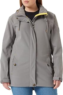 Ankerglut Women's Short Coat with Hood Lined Softshell Transition Jacket #Anker Glutbreeze