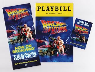 Roger Bart "BACK TO THE FUTURE" (The Musical) Casey Likes 2023 Broadway Playbill with (2) Advertising Flyers