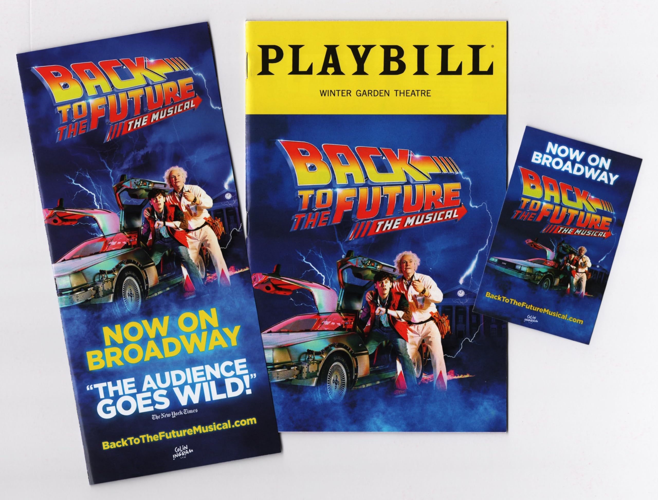 Roger Bart "BACK TO THE FUTURE" (The Musical) Casey Likes 2023 Broadway Playbill