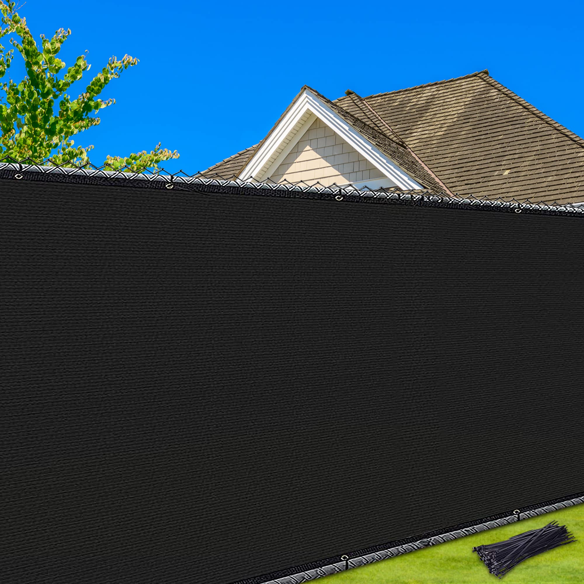 NEXCOVER Privacy Fence – 4' x 50' Heavy Duty Privacy Screen with Bindings & Bras
