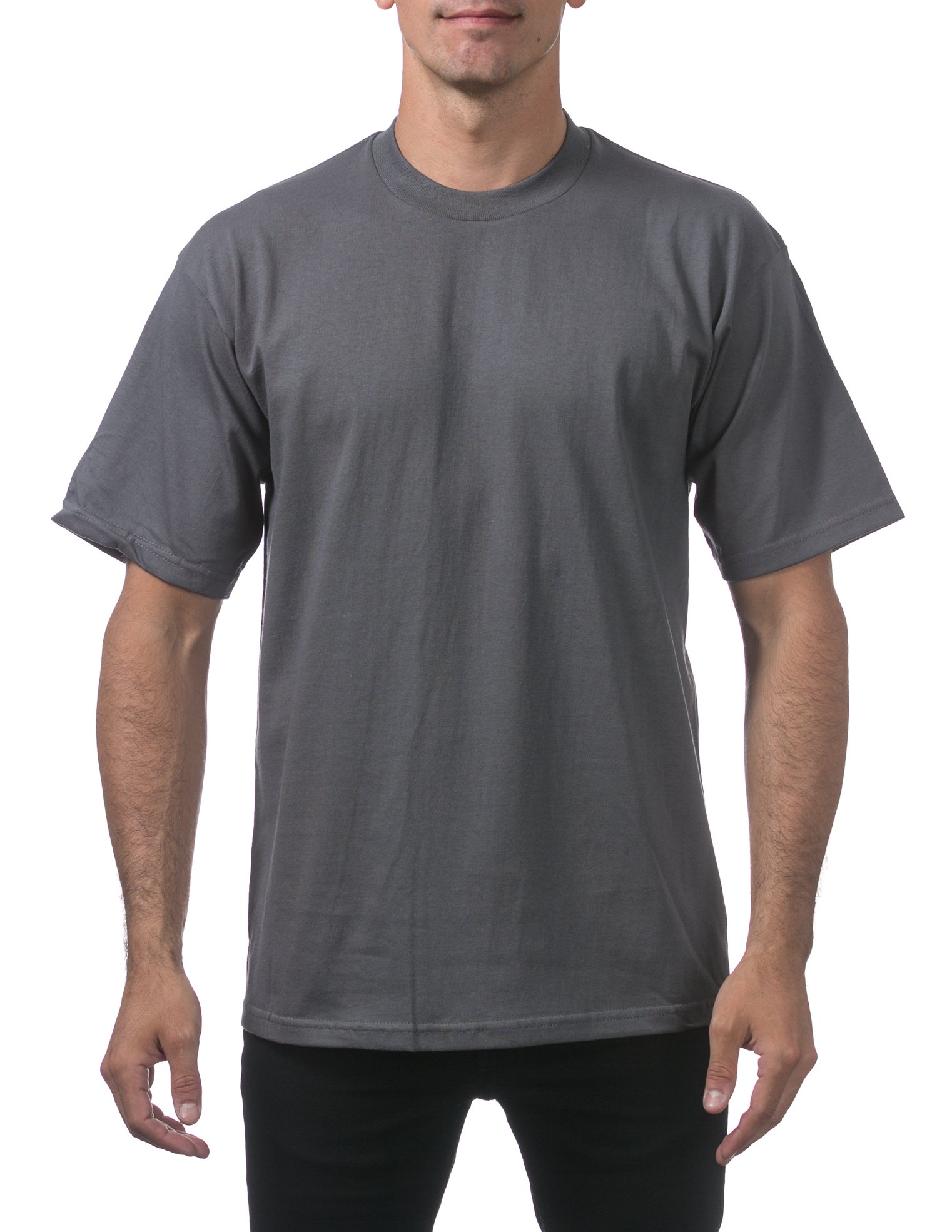 Pro Club Men's Men's Heavyweight Cotton Short Sleeve Crew Neck T-Shirt Classic