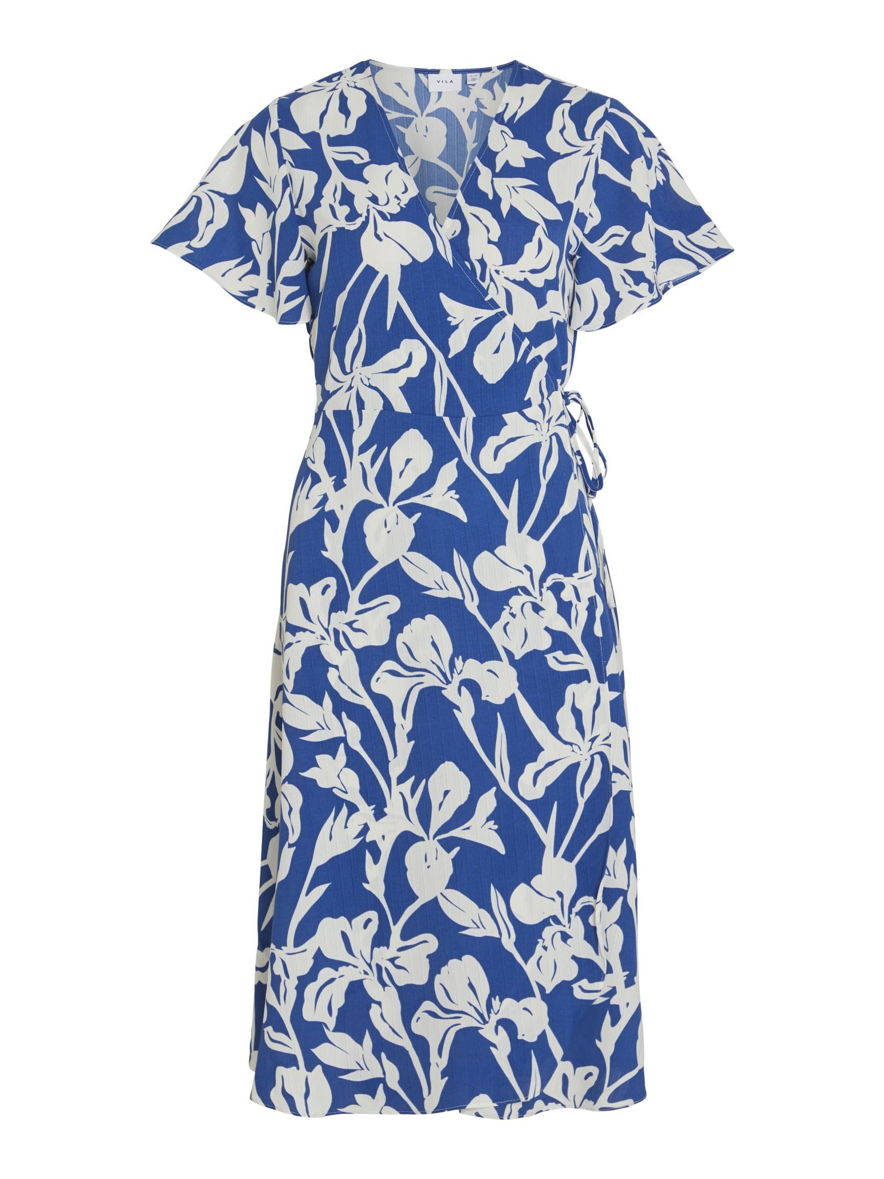 Vila Vilovie S/S Wrap Midi Dress-Noos Women's Dress