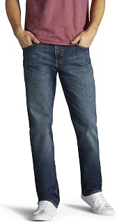 LEE - Mens Jeans - Classic Straight Fit - Brooklyn - Blue Black