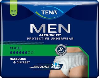 Tena Men Premium Fit Protective Underwear Level 4 - L/XL (12 Packs of 8)