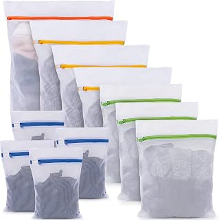 BoxLegend Laundry Net for Washing Machine, Pack of 11, Laundry Bag with Zip, Laundry Bag for Bra, Travel, Shoes, Suitcase, Socks