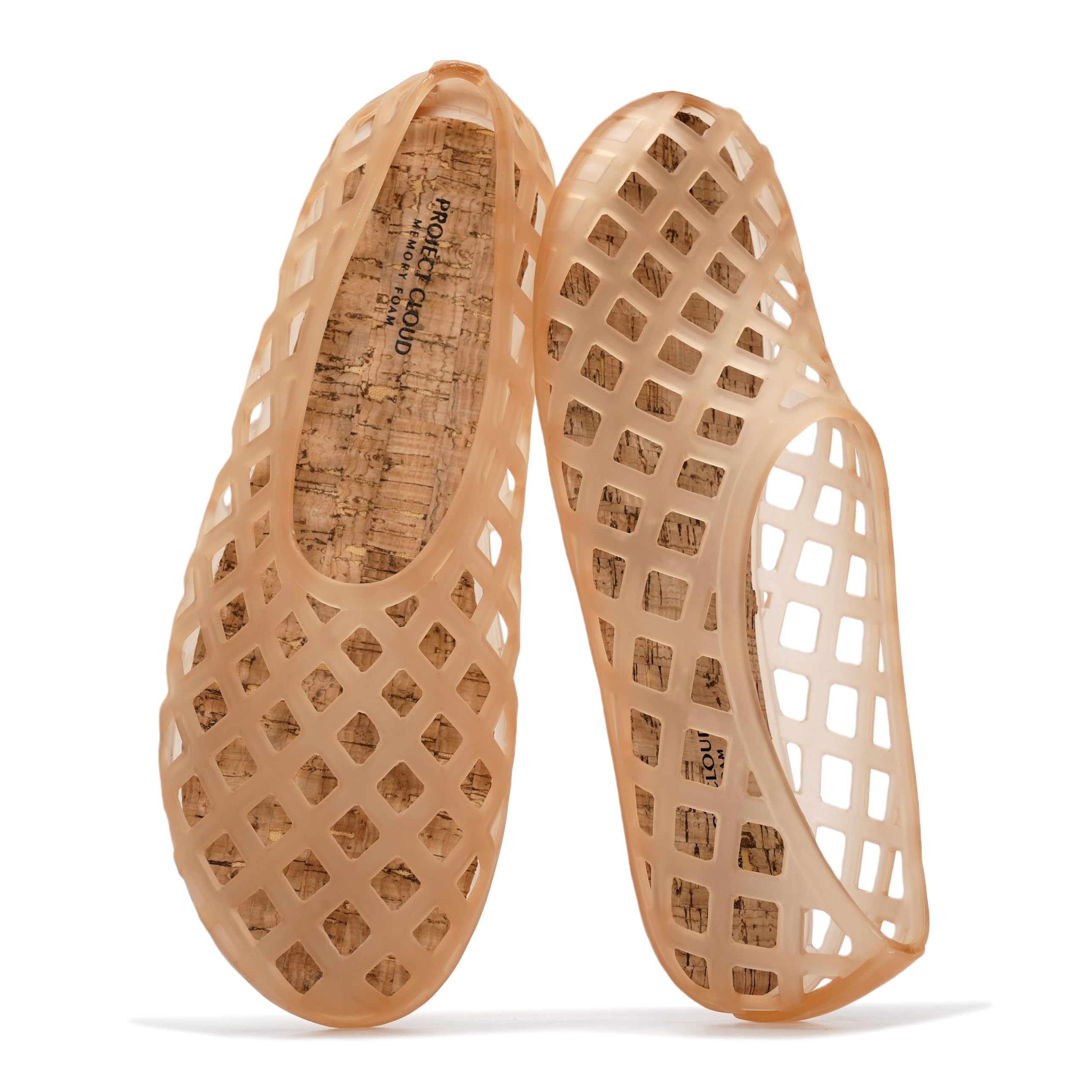 Project Cloud Jelly Shoes Women's Lightweight Water Resistant Flat Sandals Non S