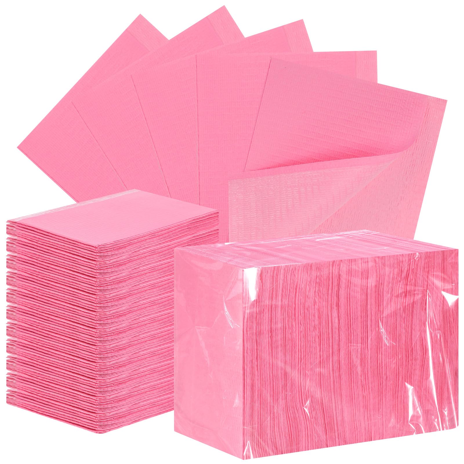 Healifty 125pcs Dental Bibs, Disposable Aprons for Adults, 18 x 13.2 inches Disp