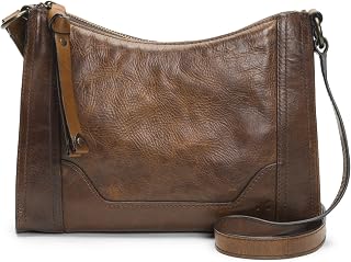 Frye womens Melissa Zip Leather Crossbody Bag