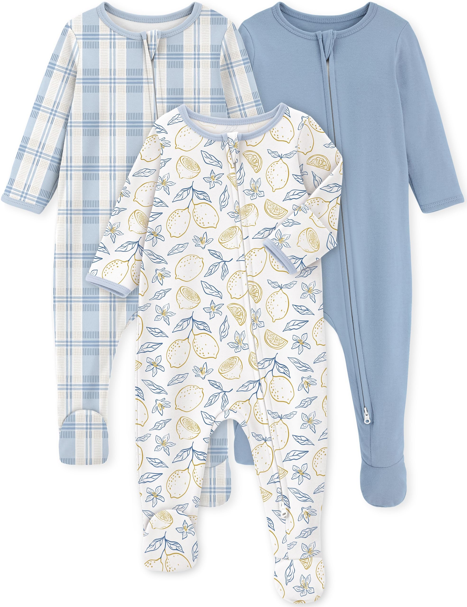 Yoofoss Baby Pajamas 100% Organic Cotton Newborn Sleepers Boy Girl Clothes
