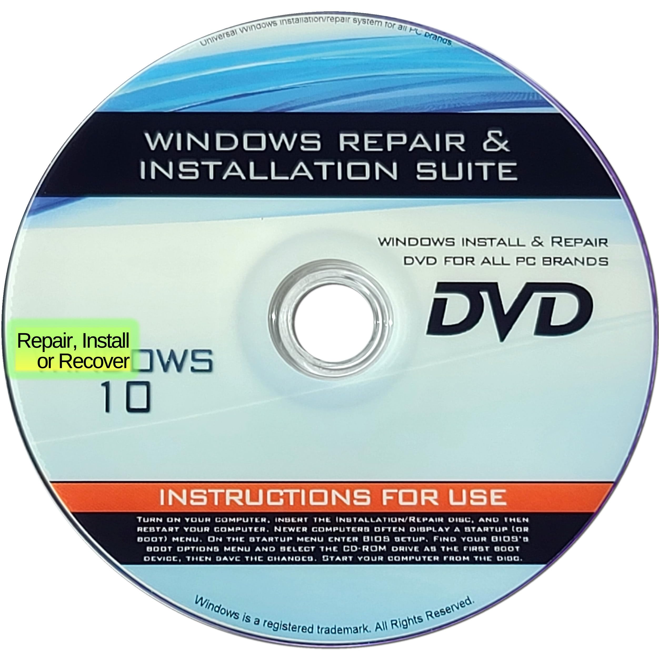 Win 10 Compatible Install & Repair - Home, Pro, Mobile, & Enterprise AIO 32/64bi