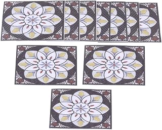 Angled Stickers, 20 Pcs Self Adhesive Tiles Angled Stickers Floor Wall Stickers Decals