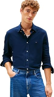 Tommy Hilfiger Knit Pique Featherweight Shirt Mw0mw41690 L/S Men's Shirt (Pack of 1)