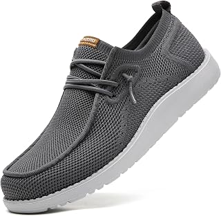 ITAZERO Men Extra Wide Shoes - 4E to 5E Wide Toe Box Shoes for Men XX Wide Width Swollen Feet - Men's Loafers & Slip-ons with Arch Support Insole for Plantar Fasciitis